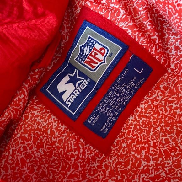 49ers Starter Parka Zip Up Jacket Size Large, XL , 2xl - Picture 3 of 5